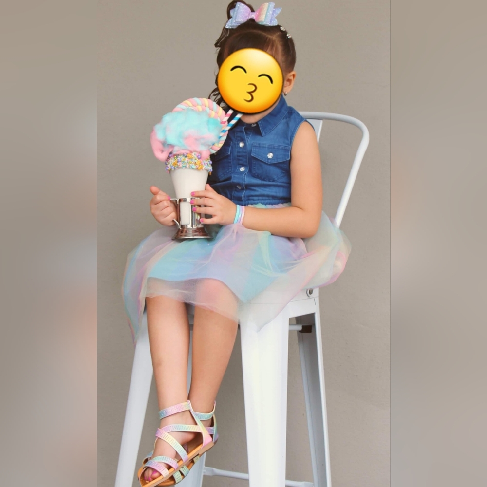 Adorable rainbow dress